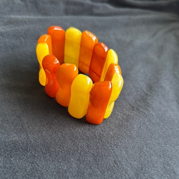 Colorful Orange and Yellow Bracelet - Picture 1 of 3